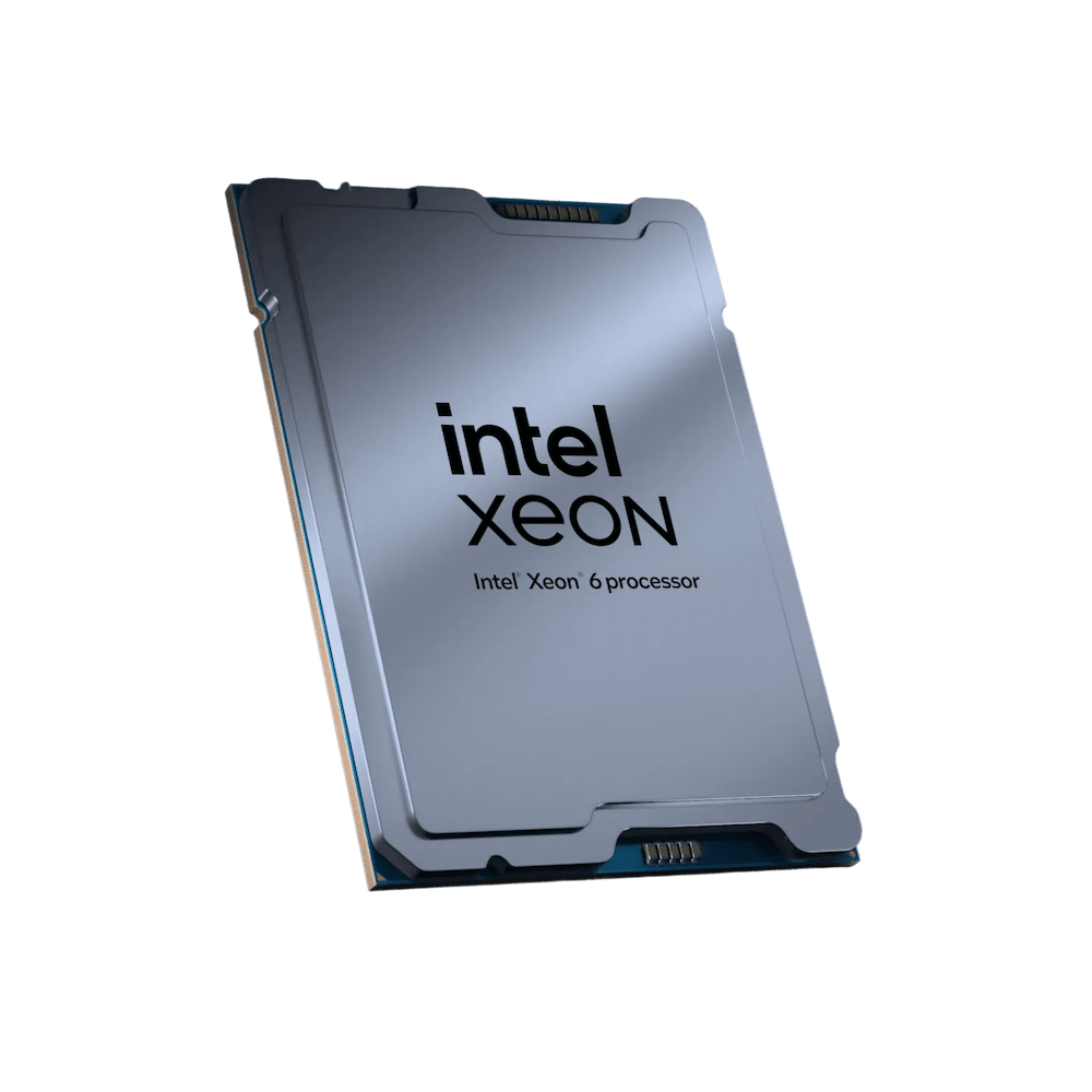 Intel Xeon 6 server processor with silver IHS
