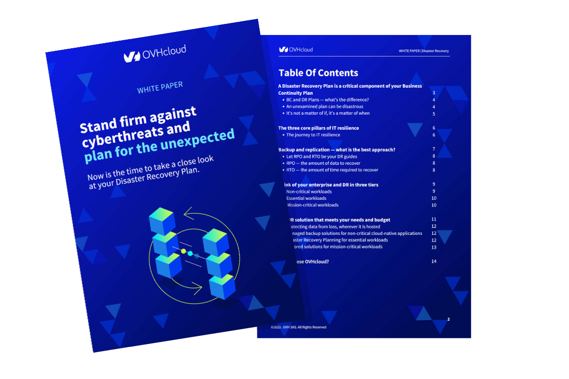 Disaster Recovery white paper preview EN