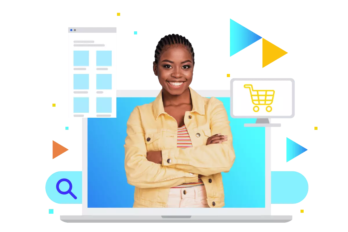 happy small business website user