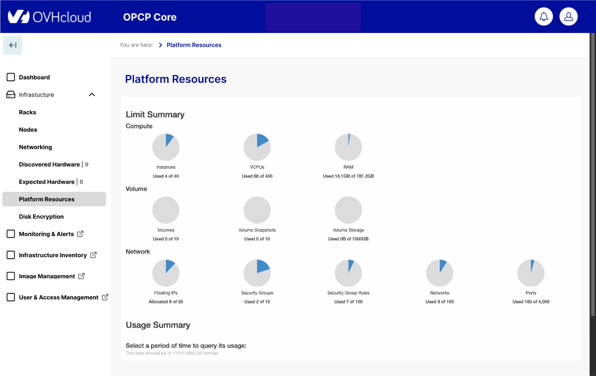 Gérer l'allocation des ressources matérielles et la gestion des quotas