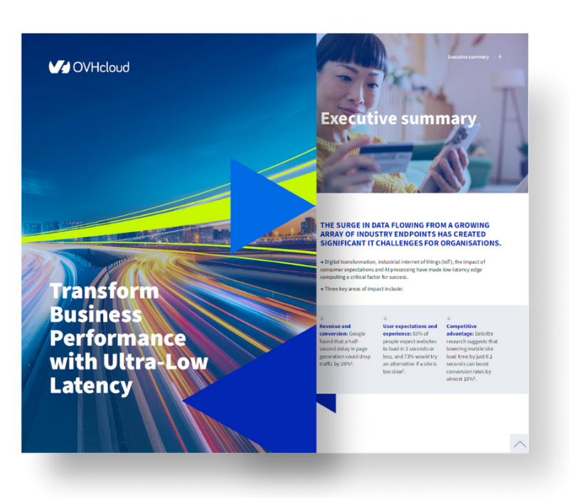 OVHcloud Whitepaper : Transform your business with Low Latency