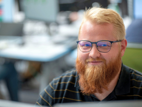 happy bearded guy